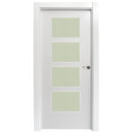 Coimbra Lacada Plus. Puerta de Interior Blanca Maciza - Imagen 2