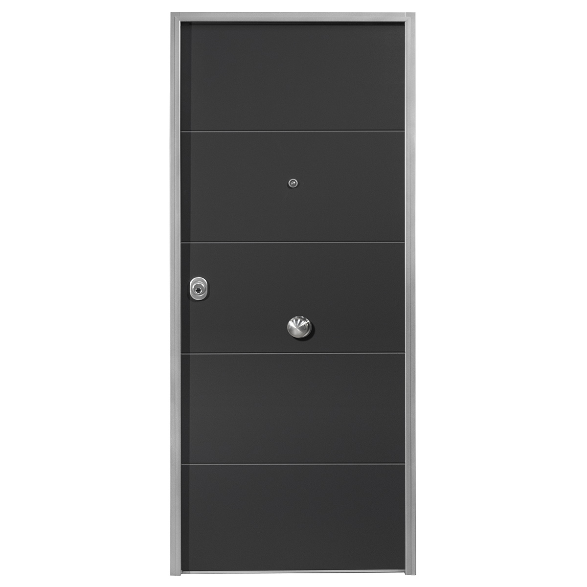 Puerta Acorazada PVC Antracita / Lacada Bruselas Cibeles