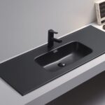 Lavabo Etna Negro Mate 80cm