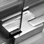 Mampara Frontal 1 Cristal Fijo + 1 Cristal puerta. Slim 100 - Imagen 3