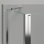 Mampara Frontal 2 Cristales con Puertas + 1 Cristal Fijo. Padel 200AC - Imagen 2