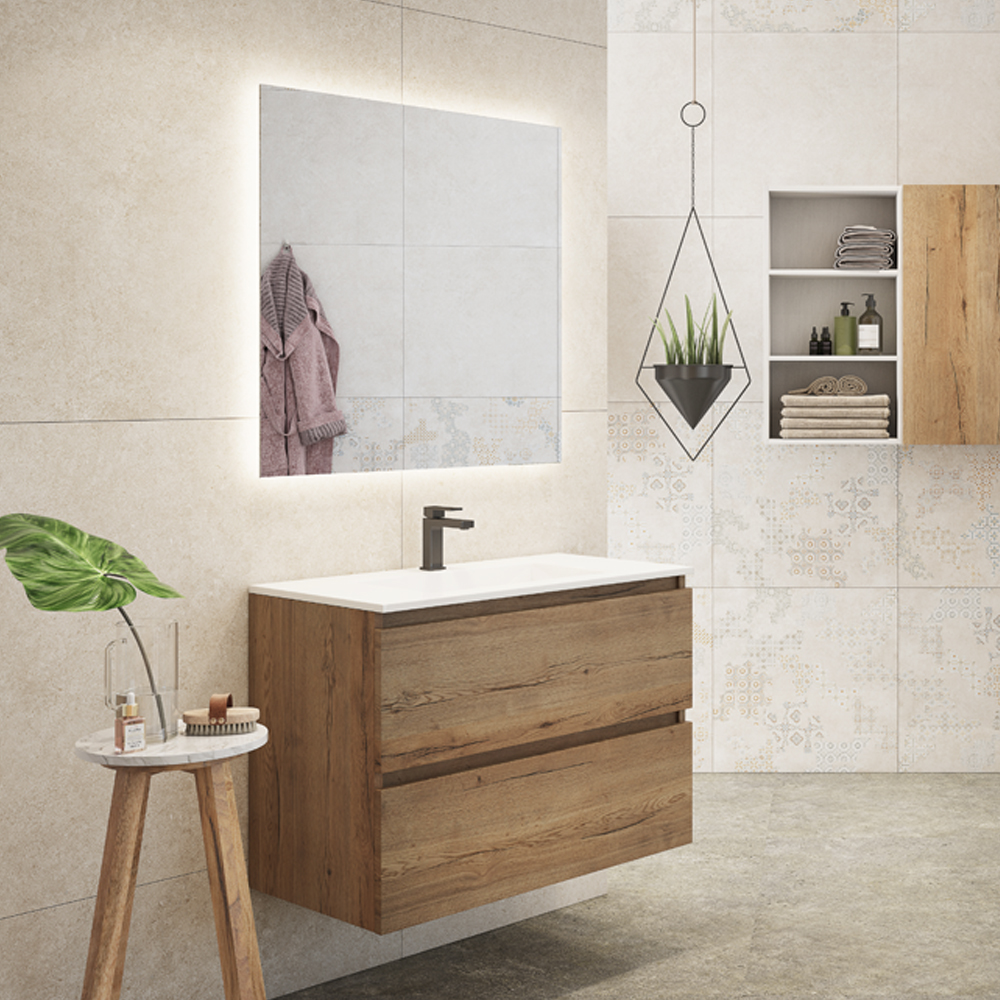 MUEBLE DE BAÑO ALPES - (Mueble + Lavabo) - Azulejos online el Chollo