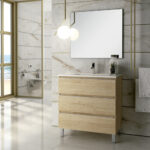 Mueble de baño Diana de 3 cajones con patas