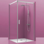 Mampara De Ducha Angular Lateral. Luxury 400