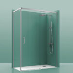 Mampara De Ducha Angular Lateral. Cosmos 400