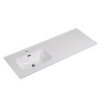 Lavabo Cerámica Sol 1 Seno Desplazado Izquierda 1010x460x17,5mm