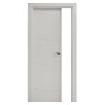 Zeus Lacada Plus. Puerta de Interior Blanca Maciza - Imagen 3