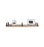 Soporte balda negro 26x13cm - Imagen 4
