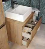 Mueble De Baño Juno Suspendido 2 Cajones 70cm - Imagen 2