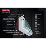 Ventana PVC Gean S8000 Alto 200 cm + Cajón 2 Hojas - Imagen 2