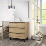 Mueble De Baño Juno 3 Cajones y Patas 70cm - Imagen 2
