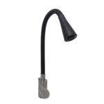 Grifo Cocina Flexible Aura Negro + Inox