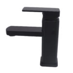 Grifo Baño Negro Hermes Caño Bajo - Imagen 3