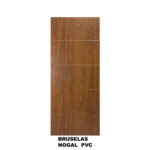 Panel Acorazada exterior PVC Nogal Bruselas