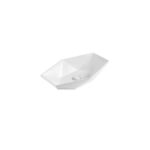 Lavabo Ceramica Sobrepuesto Elettra White