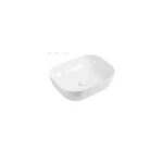 Lavabo Ceramica Sobrepuesto Greta White