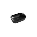 Lavabo Ceramica Sobrepuesto Vittoria Matt Black