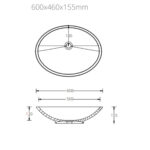 Lavabo Solid Sobre Encimera Mabel - Imagen 3