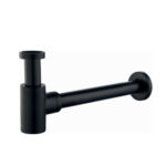 Sifón Botella Minimalista Negro Mate