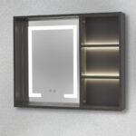Espejo Camerino Gris+Led+Antivaho 78x65x14cm - Imagen 2