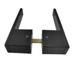 Roseta Para Puerta De Interior Itaca Negro Mate - Imagen 4