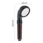 G-Top 05 Ducha 1 jet Negro Pure Hydroterapia - Imagen 3