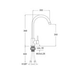 Grifo Cocina Plenum Monomando De Fregadero - Imagen 2