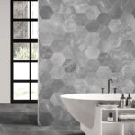 Hexagon Pulpis Zinc Mate 25x25cm - Imagen 2