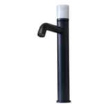 Grifo Lavabo Carrara Alto Negro Punto Mármol