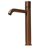 Grifo Lavabo Diamont Alto Bronce