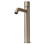 Grifo Lavabo Diamont Alto Dorado
