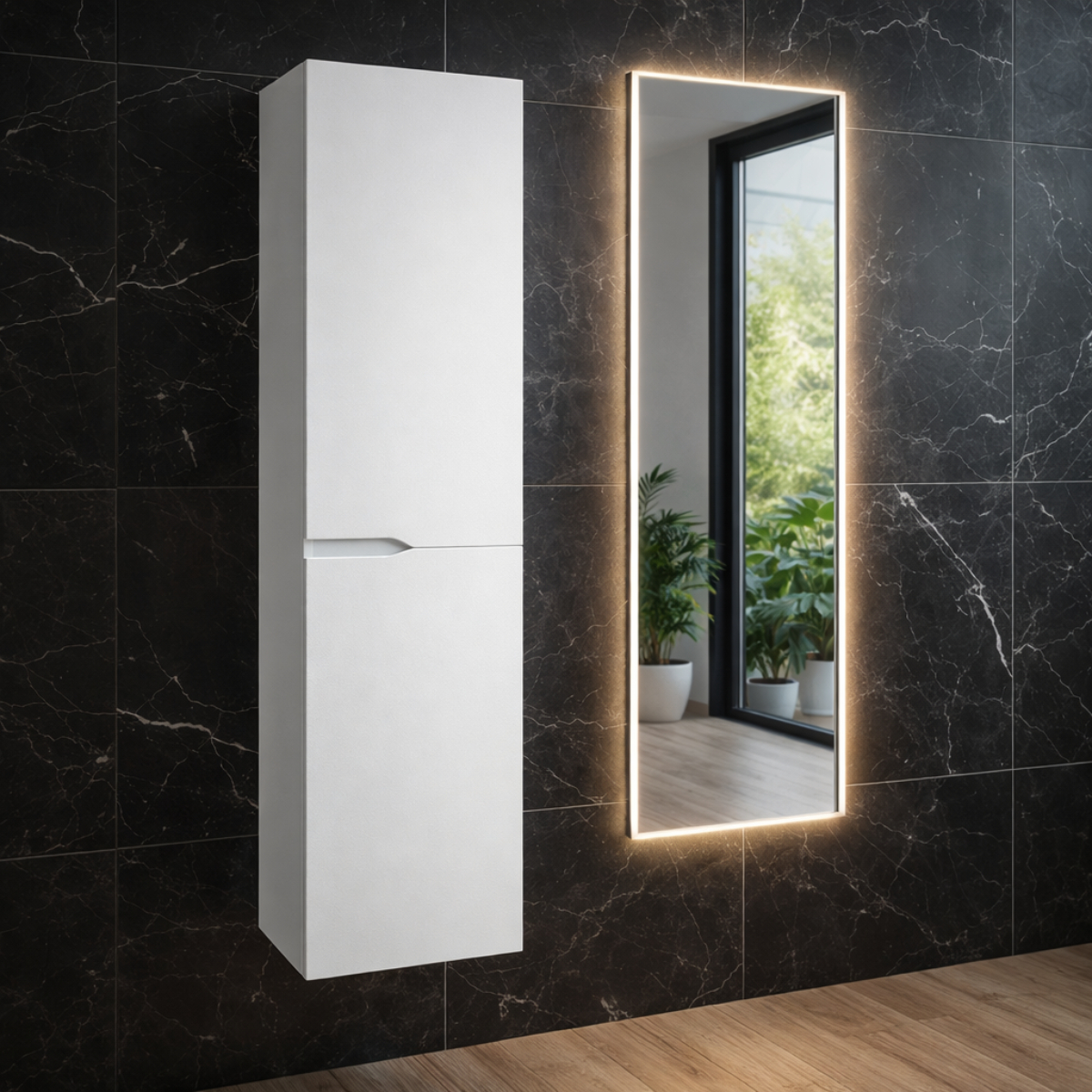 columna level blanco mate