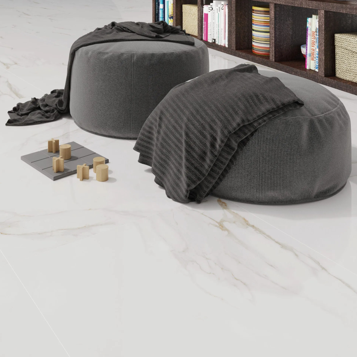 estatuario gold mate ambiente