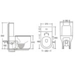 Inodoro Aloe Blanco Salida Dual - Imagen 3