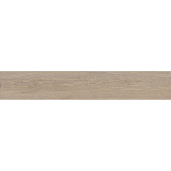 Horizontal wood plank with subtle grain pattern across the center of a white background.