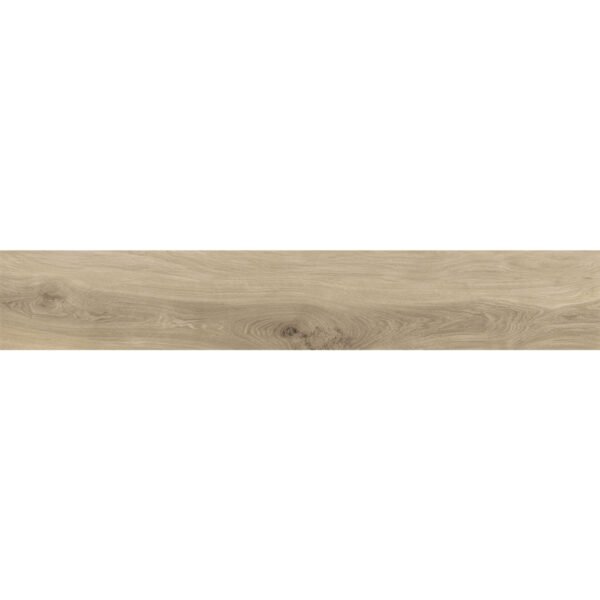 A single light‑wood plank spanning the width of the image against a white background.