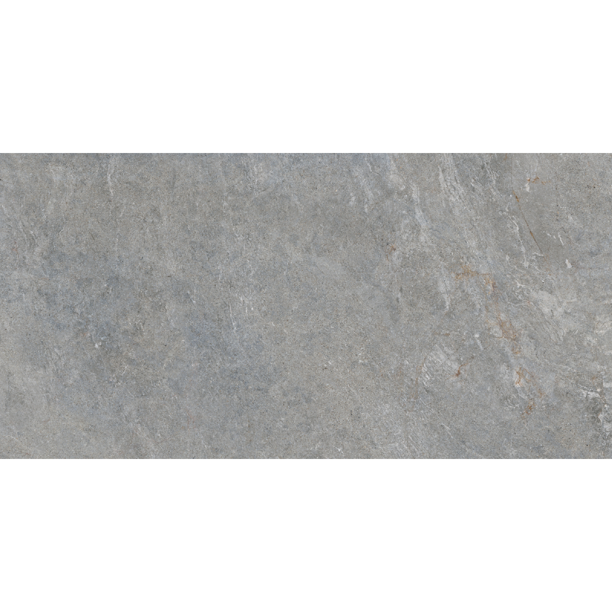 caribbean silver mate 60x120 Close-up of a rough gray concrete surface with subtle veins and specks.