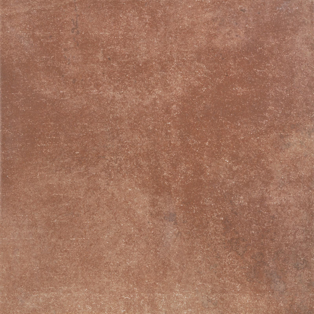 pym bechi cotto mate 33,3x33,3 Close-up of a reddish-brown, rough, rust-like textured surface.