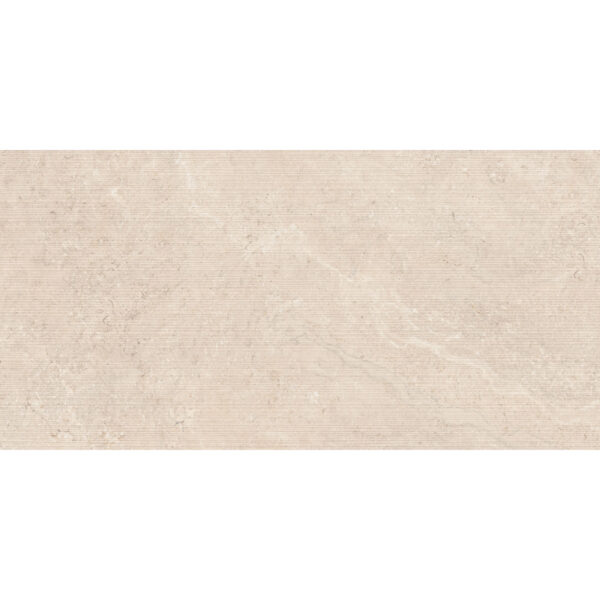 Beige textured strip running horizontally across a white background.