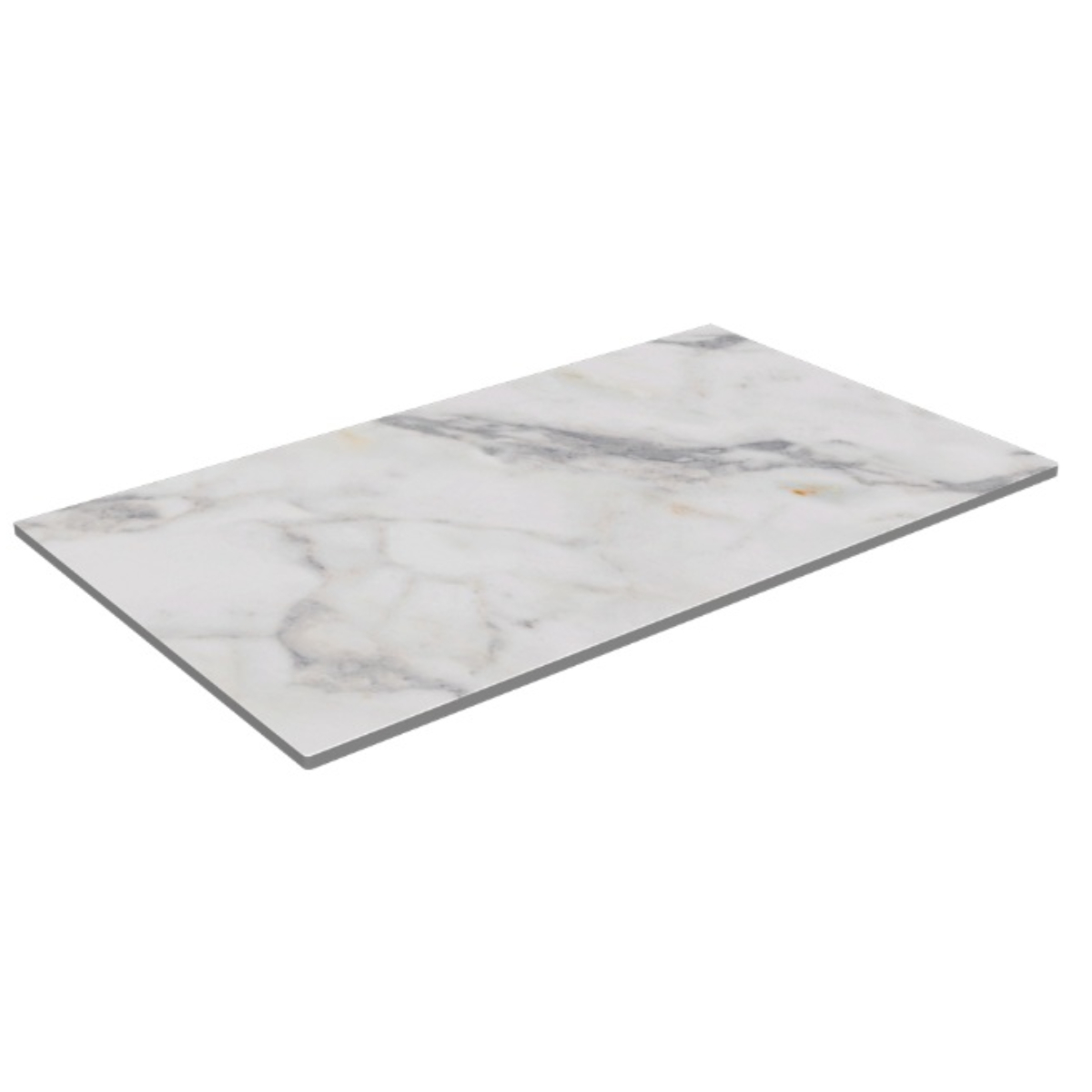 encimera marmol blanco Rectangular white marble tile with gray veining