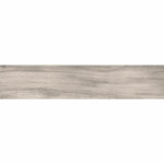 Horizontal light gray wood plank across the center of a white background.