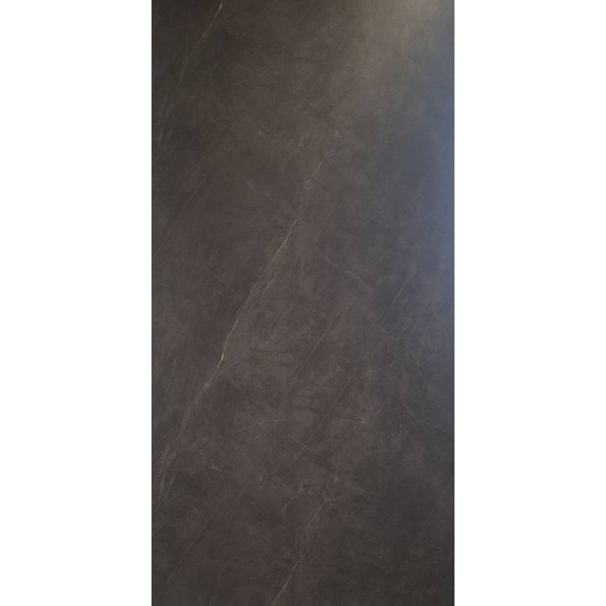 panel decoración obey Dark charcoal textured surface resembling concrete or slate panel, vertical orientation.